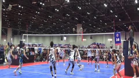 2025 AAU Boys National Volleyball Championships Riptide vs Kaimana B18 Black