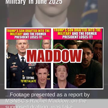 Fact Check: Donald Trump's Son Barron Was NOT 'Drafted Into The Military' In June 2025