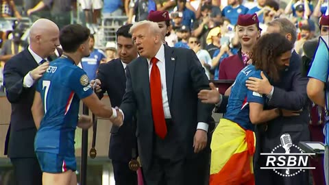 WATCH: President Trump Hands out Awards for the FIFA Club World Cup Final - 7/13/25
