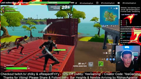 Sat Night Live on Fortnite Daily Show with Host DjS Oh YES! Gaming in Fishers
