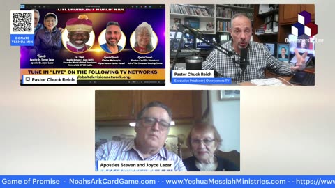 Apostle Steven and Joyce Lazar - Yeshua Messiah Ministries and the Noah's Ark Card Game of Promise #514