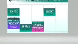 Weekly Schedule Maison Jupiter