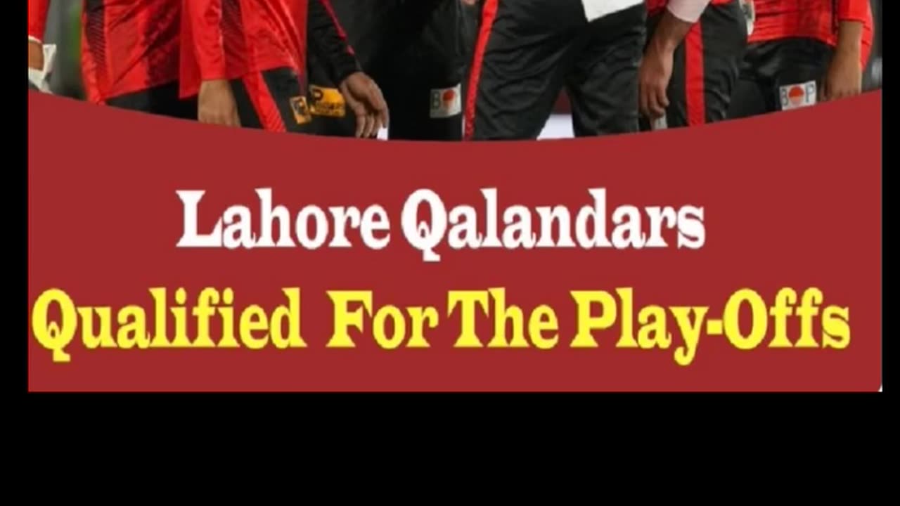 LahoreQ beat PeshawarZ by 26 runs in the 29th Match of PSL-25