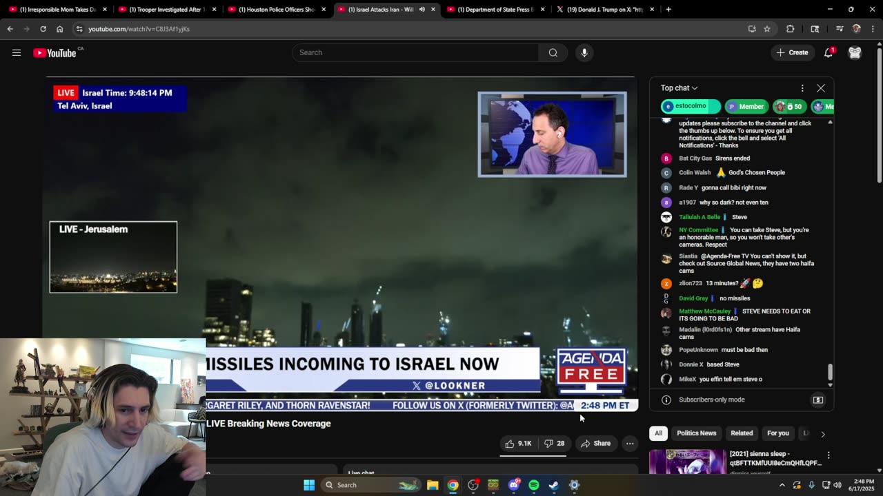 xQc on new war
