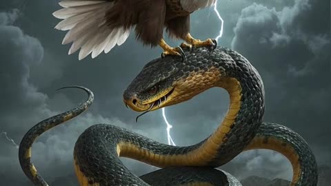 Eagle VS. Snake - Who will win the ultimate sky battle