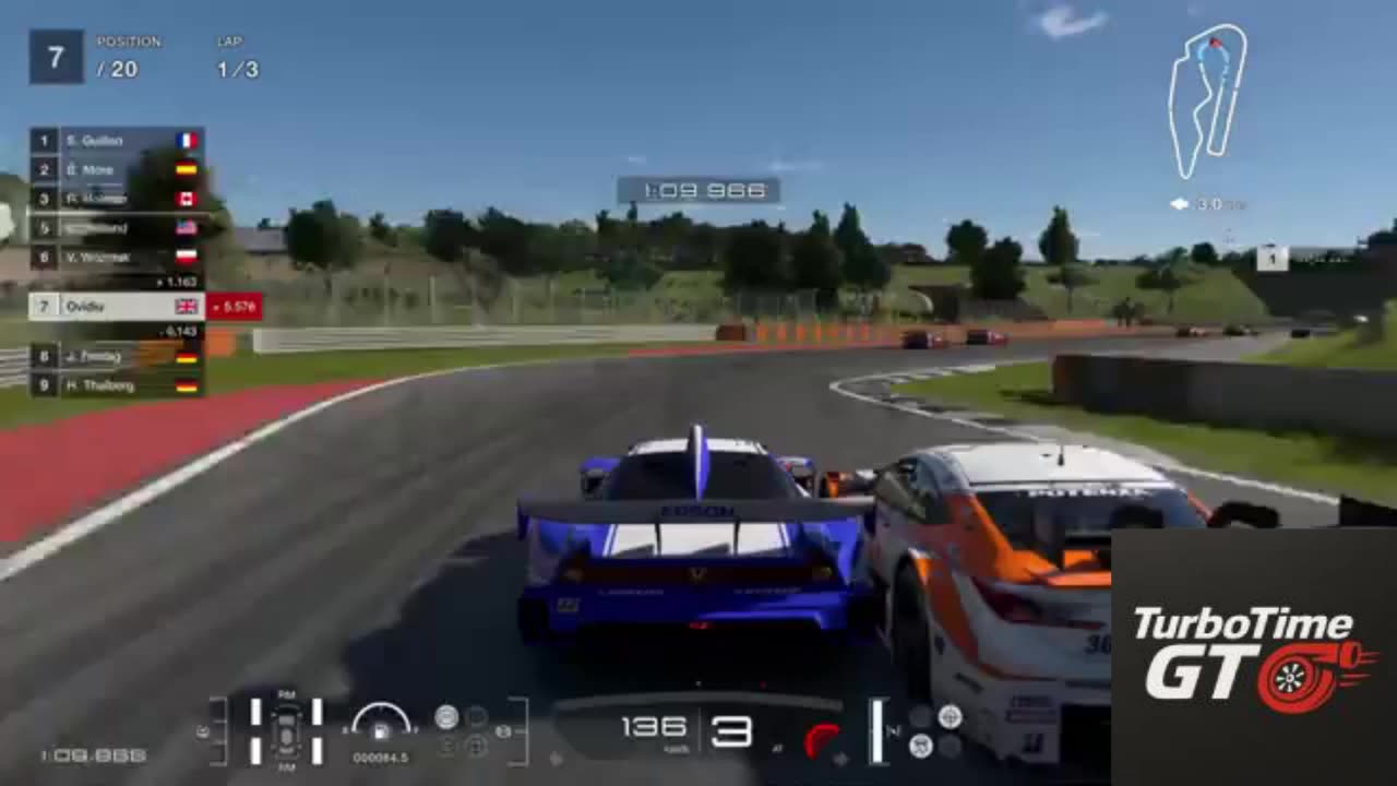 Gran Turismo 7 – 7th Place, Lap 2 of 3, Custom Race