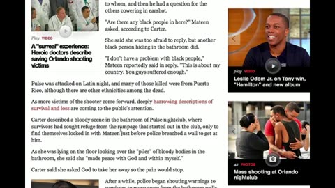 The Pulse Nightclub Hoax in Orlando, Florida - Crisis Actor Patience Carter