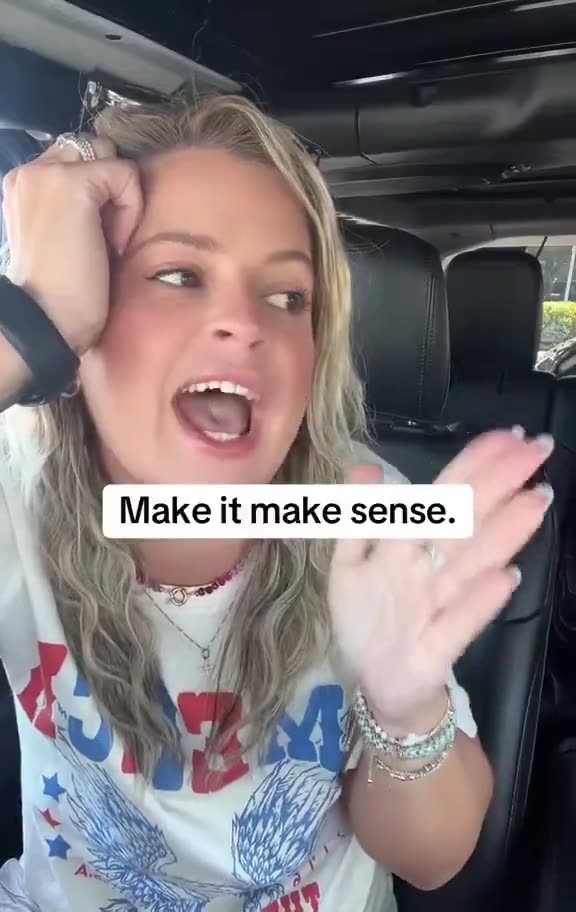 A lovely MAGA chick explode about the stupidity of the left green woke people