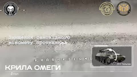 Destruction of an Irreplaceable 2S4 Self-Propelled Mortar