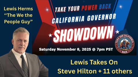 California Governor's Debate Showdown Live Stream