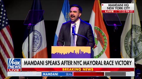 Zohran Mamdani Speaks After NYC Mayoral Race Victory