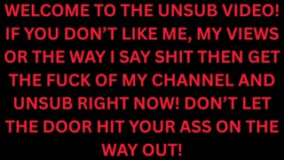 IF YOU DON'T LIKE ME, MY VIEWS OR THE WAY I SAY SH*T THEN GET THE F*CK OFF MY CHANNEL RIGHT NOW!!!