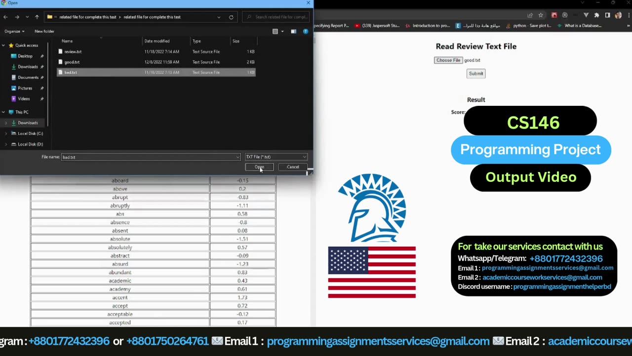 Student Work(Project) | CS146 Programming Projects – Data Structures & Web Front-End Dev | SJSU
