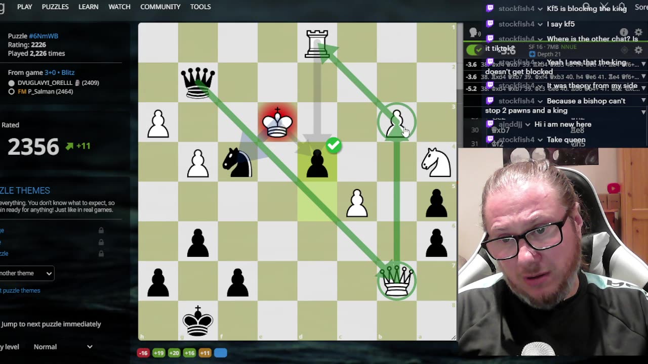 Gama Analysis, Puzzles - lichess.org