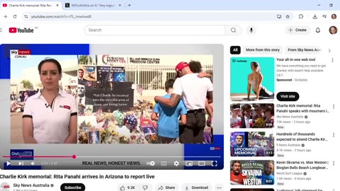 Sky News report from Phoenix on eve of Charlie Kirk memorial was part of Turning Point mega-ritual