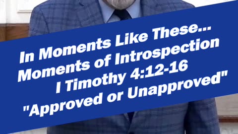 What it REALLY Means to Be "Approved of God" (Examine Yourself)