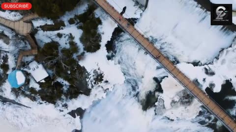 Amazing Nature, Drone, Waterfalls, Be Relax