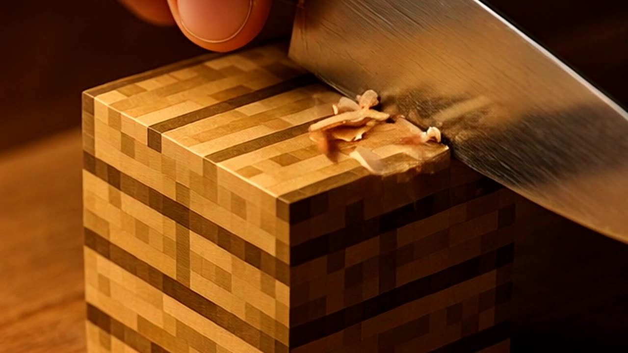 Wooden Block Cutting