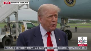 President Trump credits legendary Scottish actor Sean Connery with helping him get the permits
