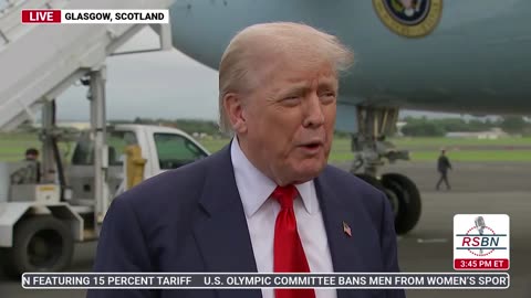 President Trump credits legendary Scottish actor Sean Connery with helping him get the permits