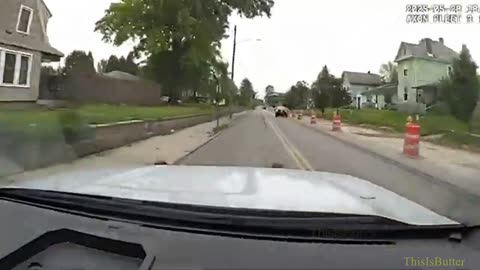 Dashcam shows Columbus officers crashing when en route to Mifflin Twp. shooting