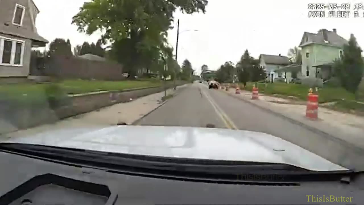 Dashcam shows Columbus officers crashing when en route to Mifflin Twp. shooting