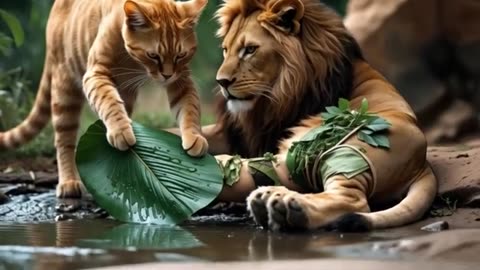 * Majestic Lion Roaming the Wild 🦁🌿 | King of the Jungle