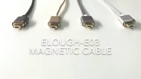 One Snap to Charge & Sync Your Device with Cross-device Reversible Magnetic Cable