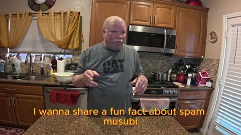 Wife Making Spam Musubi For The Family