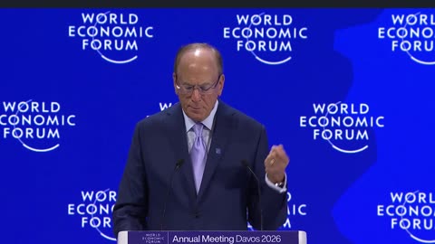 Welcoming Address to 2026 World Economic Forum | Larry Fink