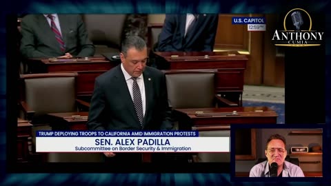 Anthony Cumia: Sen Alex Padilla cries at senate hearing about being detained at press conference