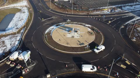 Spitfire Sculpture Etruria Valley Link Road