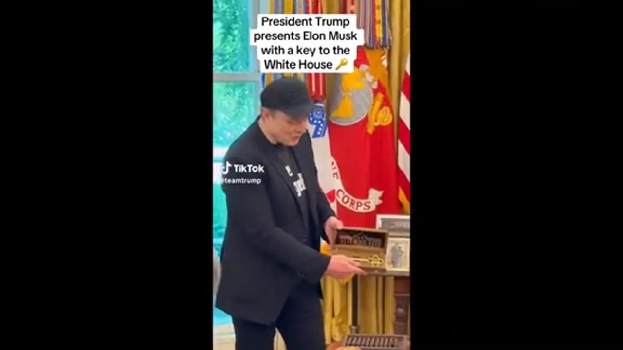 Elon Departure (audio low) ..