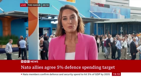 Donald Trump asks BBC Ukrainian reporter about her family at Nato summit BBC News