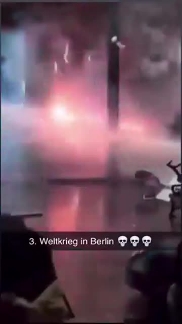 Migrant Invaders peacefully protesting in Berlin