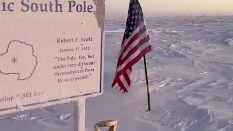 📍❄️ South Pole, Antarctica — The Southern Tip of Our World 🌍