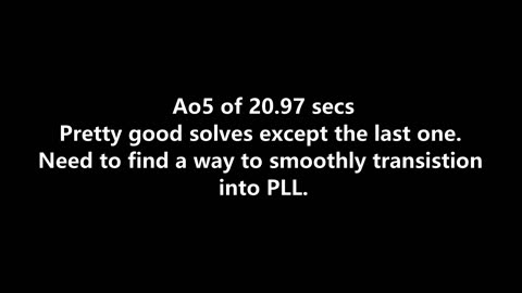 Uncle Solves Rubik's Day 29: 9 June 2025 Ao5 20.97 secs