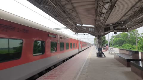 Poorva Express at full speed
