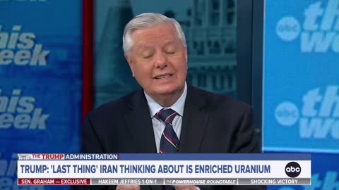 'Still out there': Lindsey Graham undercuts Trump on Iran's nuclear materials