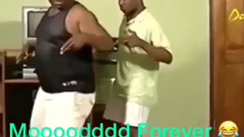 Funny Actor Mr Ibu dances with Son