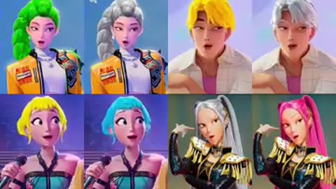 Must Watch: KPop Demon Hunters characters Hair Color - POKÉDANCE