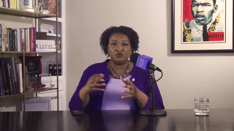 Failed politician Stacey Abrams says Trump is a "Grand Ayatollah" with "mystical power."