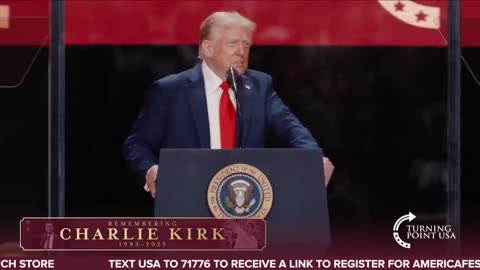 . @POTUS : On that terrible day — 9/10/2025 — our greatest evangelist for American liberty became