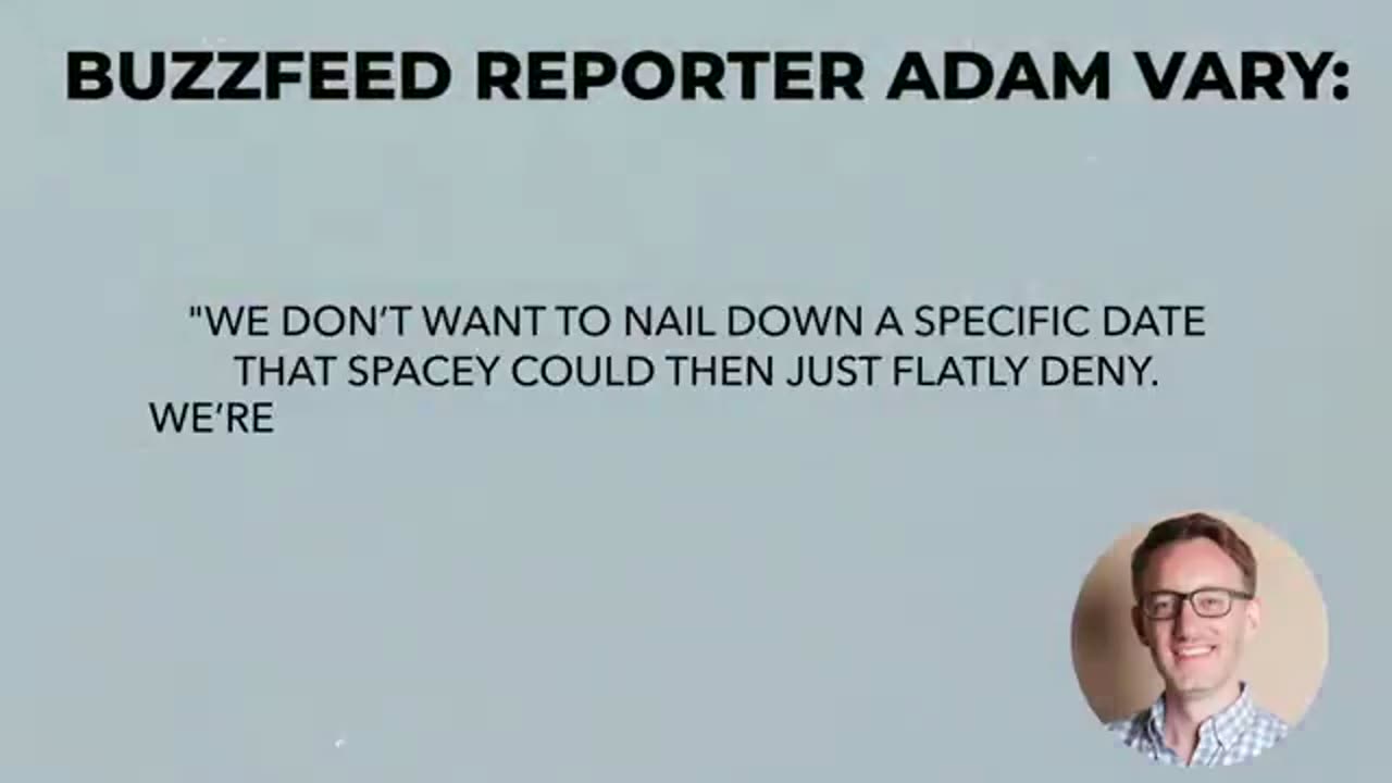 Why does Kevin Spacey keep getting off?