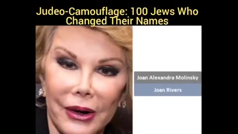 They change their names in order to subvert