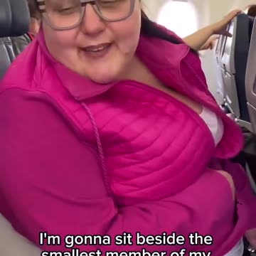 If you’re plus size and on a commercial airplane you should get a courtesy seat
