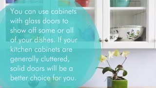 Are Cabinets With Glass Doors a Good Choice for Your Kitchen?.. LarryBroker.com