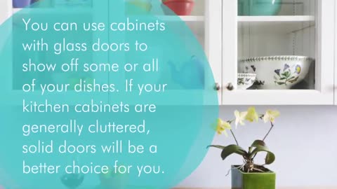 Are Cabinets With Glass Doors a Good Choice for Your Kitchen?.. LarryBroker.com