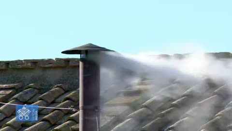 White smoke: a new pope has been chosen..