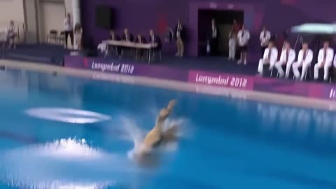 Animal water jumping competitions